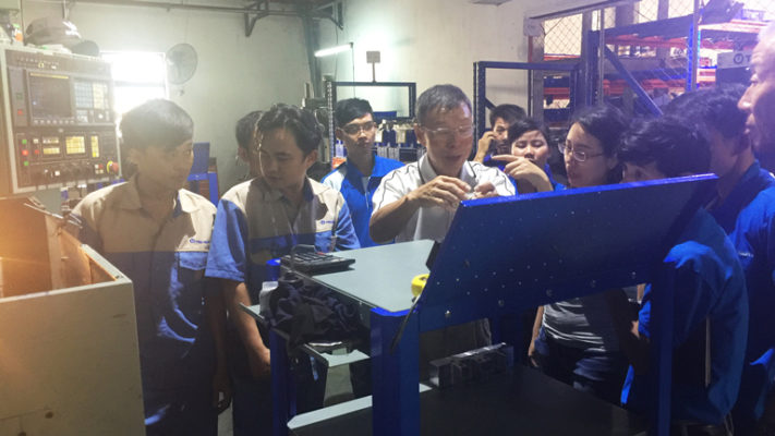 Quản lý chất lượng tập huấn sản phẩm trucquanrubber